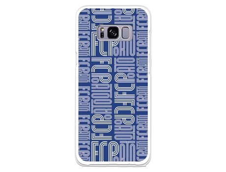 Funda para Samsung Galaxy S8 del Futebol Club Oporto Nombre Fondo Azul - Licencia Oficial Futebol Club Oporto