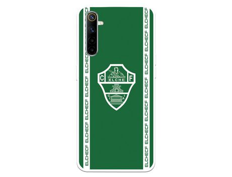 Funda para Realme 6 del Elche CF Escudo Fondo Verde Escudo Fondo Verde - Licencia Oficial Elche CF
