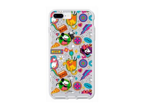 Funda para iPhone 7 Plus Oficial de Disney Mickey y Minnie Patron Retro Premium - Clássicos Disney
