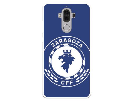 Funda para Huawei Mate 9 del Zaragoza CF Femenino Escudo Grande Fondo Azul - Licencia Oficial Zaragoza CF Femenino