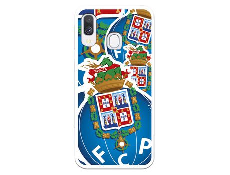 Funda para Samsung Galaxy A40 del Futebol Club Oporto Escudo Dibujo - Licencia Oficial Futebol Club Oporto