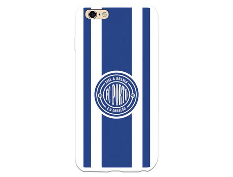 Funda para iPhone 6 Plus del Futebol Club Oporto Escudo Escudo y Rayas - Licencia Oficial Futebol Club Oporto