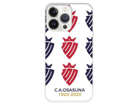 Funda para iPhone 13 Pro del Osasuna Escudos Centenario - Licencia Oficial CA Osasuna
