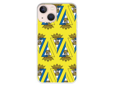 Funda para iPhone 13 Mini del Cádiz Patron Escudo Cádiz - Licencia Oficial Cádiz CF