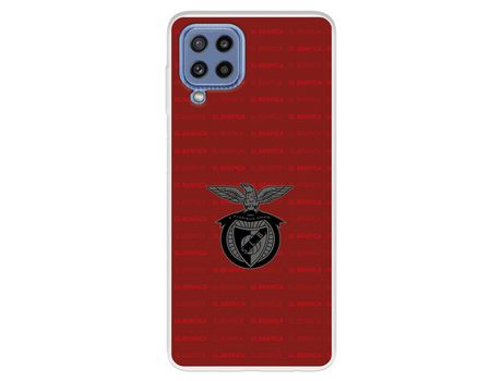 Funda para Samsung Galaxy M32 del Escudo Fondo Granate - Licencia Oficial Benfica