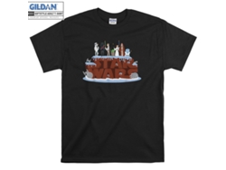 Camiseta Rockinstone Star Wars Character Birthday Cake（l）