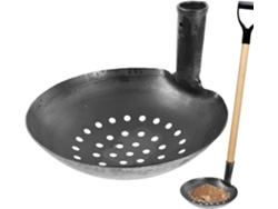 Pala De Hierro – Paleta De Limpieza Robusta Para Uso Exterior, Gran Capacidad Con Agujeros, Material Y Duradero