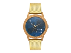 Reloj De Pulsera Unisex Zhoulianfa, Elegante E Informal, Con Correa De Silicona Dorada.