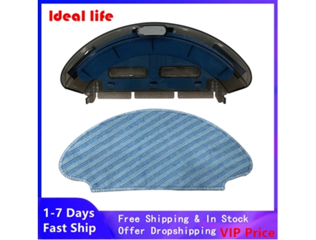 Paño de mopa para tanque de agua, paños para fregar para Tefal Explorer Series 40, Aspiradora Robótica, barredora doméstica, herramienta de limpiez...