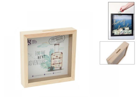 Cuadro LG (Madera - Multicolor - 13 x 4,2 x 13)