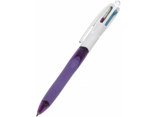 Bolígrafo BIC Multifunción Morado - 4 Colores