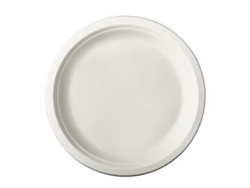 Pratos Cana de Açúcar Natural 230mm 50 Unidades