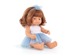 Muñeca Miniland European Girl de 38 cm - Muñeca de juego con detalles realistas
