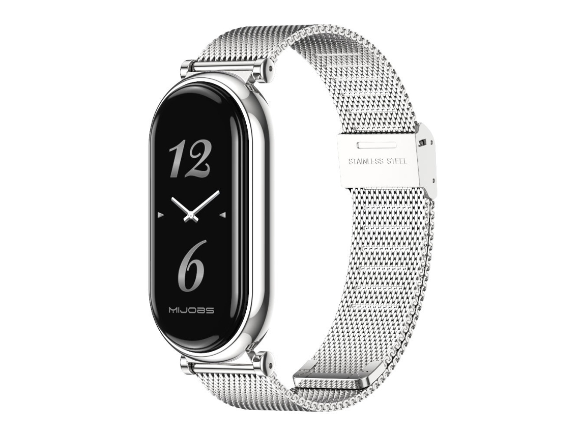 Correa Smartwatch para Xiaomi Mi Band 6/5/4/3 Milan Buckle Plus Gt4 Acero Inoxidable-Plata YUYSAN