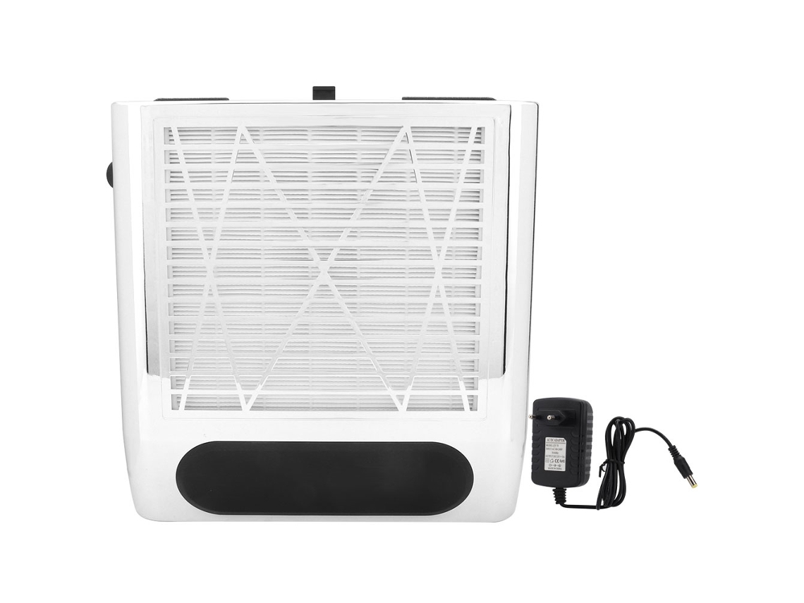 Coletor De Poeira Para Unhas 80w Com Alta Aspiração Aspirador De Poeira Para Artesanato De Unhas Prata