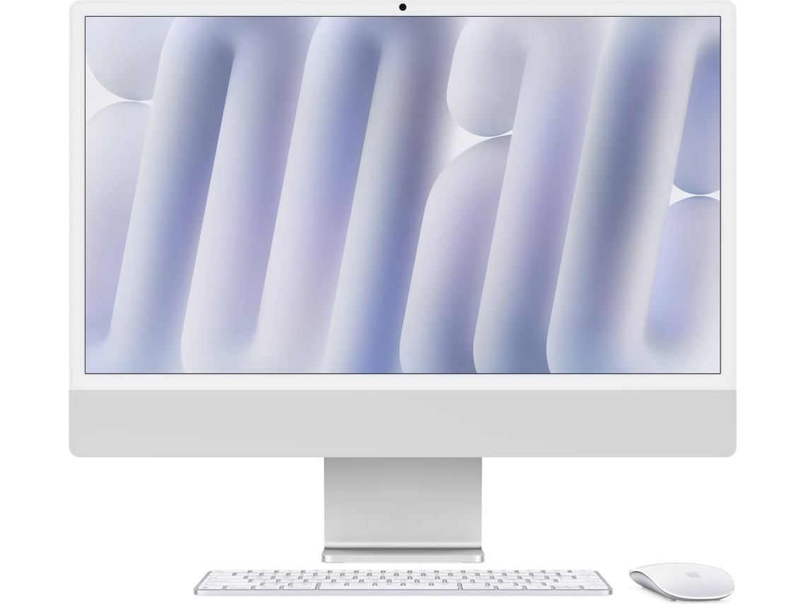 iMac APPLE  Plata CTO (24'' - Apple M4 10-Core - RAM: 16 GB  - 256 GB  - GPU 10-Core - Teclado Español)