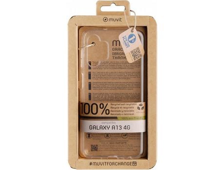 Funda Samsung Galaxy A13 4G MUVIT Mfc Transparente
