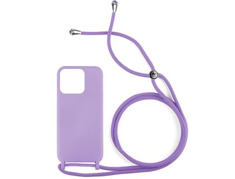 Funda Accetel por Apple iPhone 14 Pro Gel con Cordón Lila