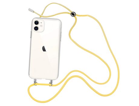 Funda cristal con Cordón Amarillo para iPhone 12