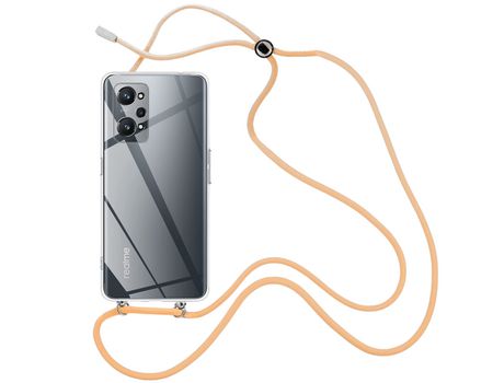 Funda cristal con Cordón Naranja para Realme GT Neo 3T