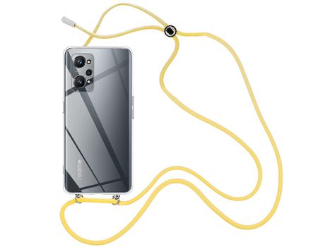 Funda cristal con Cordón Amarillo para Realme GT Neo 3T