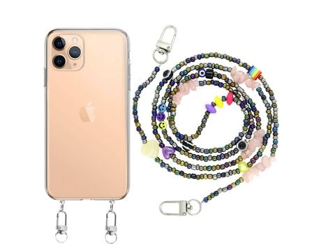 Funda cristal con Rosario smile para iPhone 12 Pro Max
