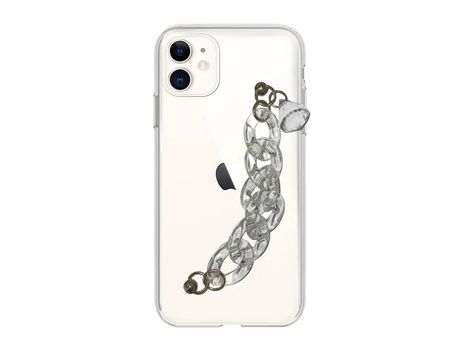 Funda cristal con Soporte diamante para iPhone 11