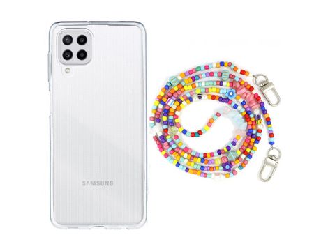 Funda cristal con Rosario colorful para Samsung Galaxy M53 5G