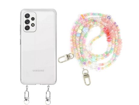 Funda cristal con Rosario baby para Samsung Galaxy A52 4G