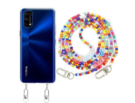 Funda cristal con Rosario colorful para Realme 7 Pro