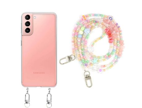 Funda cristal con Rosario baby para Samsung Galaxy S21 FE