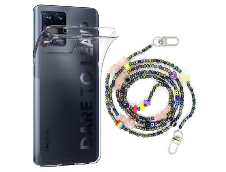 Funda cristal con Rosario smile para Realme Narzo 30 5G