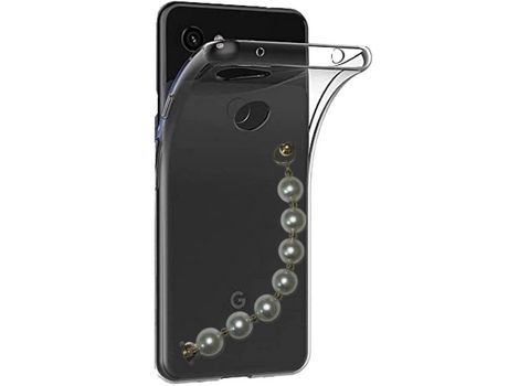 Funda cristal con Soporte pérola para Google Pixel 3A XL