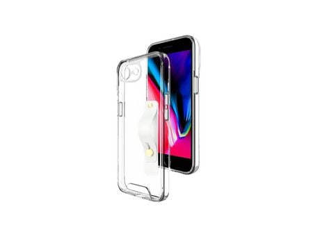 Funda acrílico certificación militar MIL-STD 810G con Soporte Multifunción para iPhone 7 Transparente
