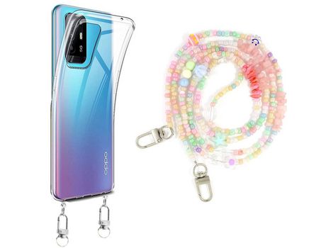 Funda cristal con Rosario baby para Oppo A94 5G