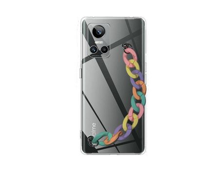 Funda cristal con Soporte rainbow para Realme GT Neo 3
