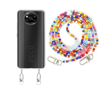 Funda cristal con Rosario colorful para Xiaomi Poco X3 Pro
