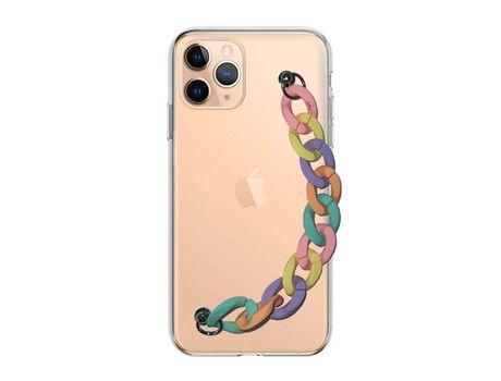 Funda cristal con Soporte rainbow para iPhone 12 Pro Max