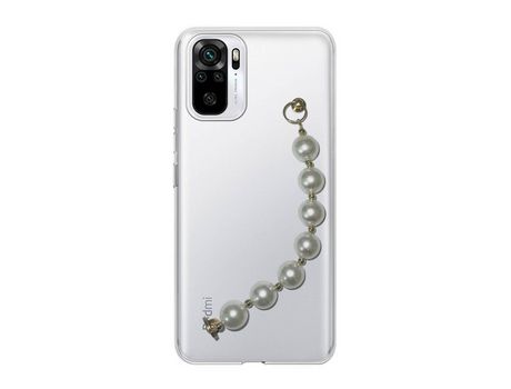 Funda cristal con Soporte pérola para Xiaomi Redmi Note 10