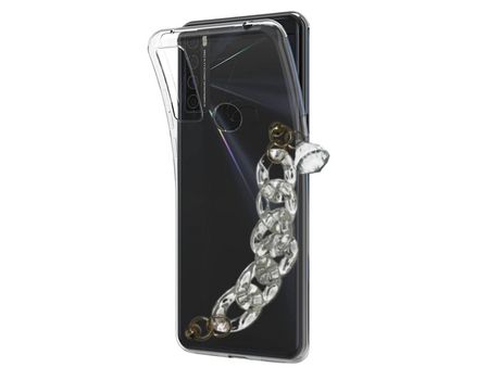 Funda cristal con Soporte diamante para TCL 20 SE