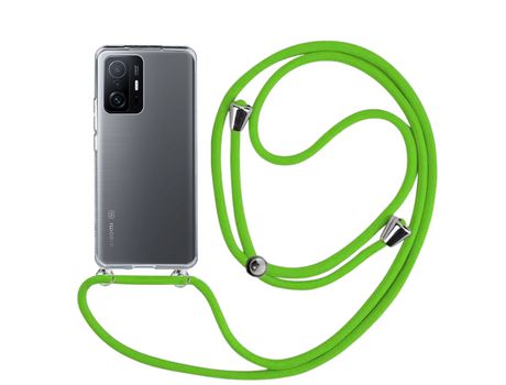 Funda cristal con Cordón verde para Xiaomi 11T