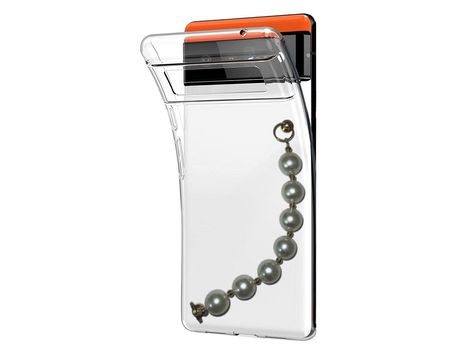 Funda cristal con Soporte pérola para Google Pixel 6