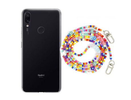 Funda cristal con Rosario colorful para Xiaomi Redmi Note 7
