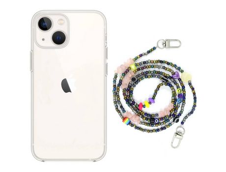Funda cristal con Rosario smile para iPhone 13 Mini