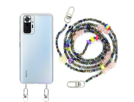 Funda cristal con Rosario smile para Xiaomi Redmi Note 10 Pro Max