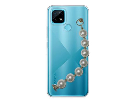 Funda cristal con Soporte perola para Realme C21Y