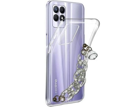 Funda cristal con Soporte diamante para Realme Narzo 50