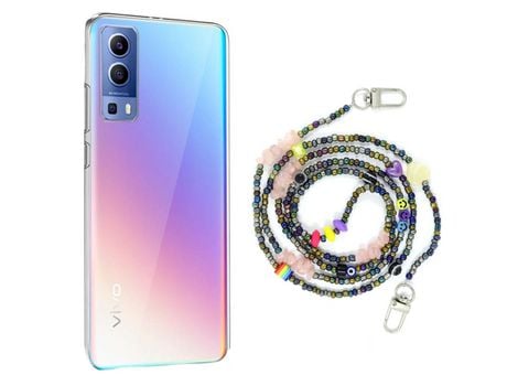 Funda cristal con Rosario smile para Vivo Y72 5G