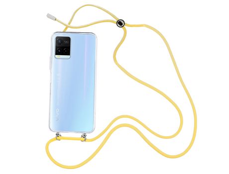 Funda cristal con Cordón Amarillo para Vivo Y21s