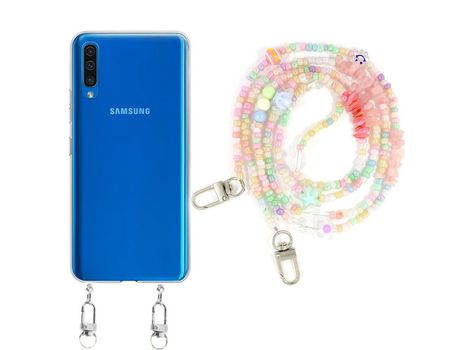 Funda cristal con Rosario baby para Samsung Galaxy A50